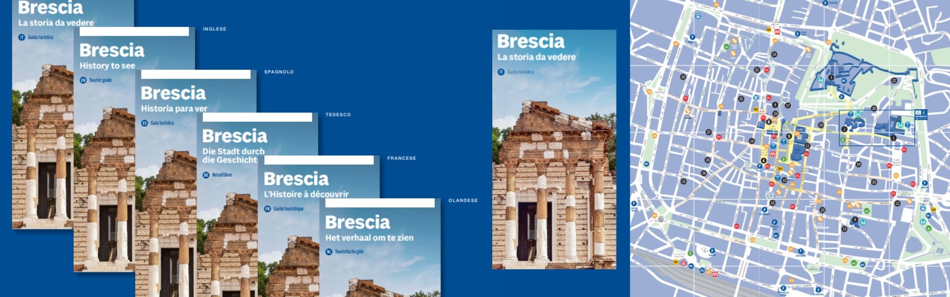 Dalla carta al digitale nuovi materiali turistici per Brescia